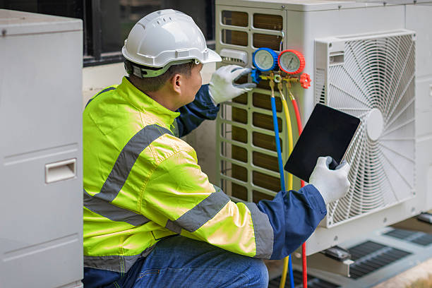 Professional Furnace Repair technician working in Amherst, TX